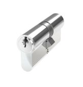 BX3535EDPCM6 Mila Chrome 6 Pin Euro Profile 70mm &lpar;35&sol;35&rpar; Double Cylinder c&sol;w 3 Keys