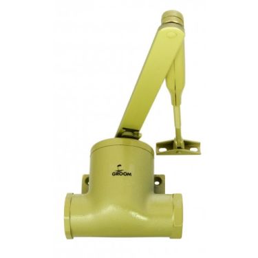 Click Here To Enlarge This Photo Of GR04 GROOM Classique &lpar;T-Shaped&rpar; Door Closer - Size 4 &lpar;80kg&rpar; - Champagne Finish