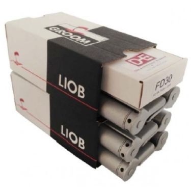 Click Here To Enlarge This Photo Of LDA06-EI30 GROOM Liobex 30 Minute Fire Rated 6" Silver Double Action Spring Hinges &lpar;set of 3 hinges&rpar; c&sol;w Intumescent &lpar;Suitable for 25-44mm thick doors&rpar;