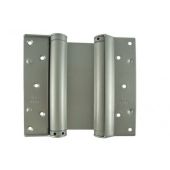 LDA08-EI60 GROOM Liobex 60 Minute Fire Rated 8" Silver Double Action Spring Hinges c&sol;w Intumescent &lpar;Suited for 35-55mm thick doors&rpar;