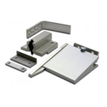 Click Here To Enlarge This Photo Of DSSSSFD MK2 Fire Rated Door Selector &lpar;Wedge Shape&rpar; - Satin Stainless Steel