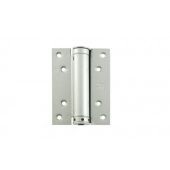 LSA04 GROOM Liobex 4" Silver Single Action Spring Hinges &lpar;Suitable for 21-30mm thick doors&rpar;