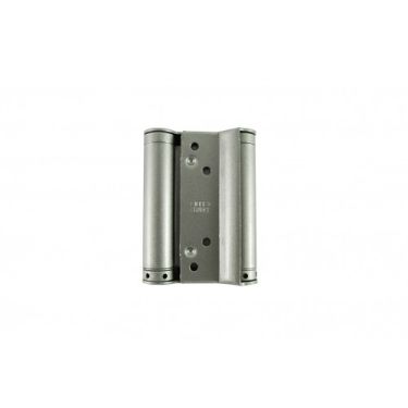Click Here To Enlarge This Photo Of LDA04 GROOM Liobex 4" Silver Double Action Spring Hinges &lpar;Suitable for 21-30mm thick doors&rpar;