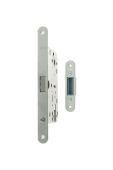 AGB2XTESC - AGB Polaris 2XT Magnetic Latch &sol; Euro Profile Sashlock 60mm Backset &ndash; Satin Chrome
