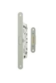 AGB2XTWCWH - AGB Polaris 2XT Magnetic Latch &sol; Bathroom Lock 60mm Backset &ndash; White