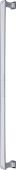 V1232 326-PC Heritage Brass Door Pull Handle Pyramid Design 326mm Polished Chrome Finish