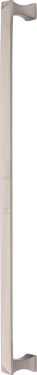 Click Here To Enlarge This Photo Of V1232 326-SN Heritage Brass Door Pull Handle Pyramid Design 326mm Satin Nickel Finish