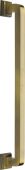V1964 338-AT Heritage Brass Door Pull Handle Square Vintage Design 338mm Antique Brass Finish