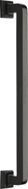 Click Here To Enlarge This Photo Of V1964 338-MB Heritage Brass Door Pull Handle Square Vintage Design 338mm Matt Bronze Finish