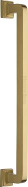Click Here To Enlarge This Photo Of V1964 338-SB Heritage Brass Door Pull Handle Square Vintage Design 338mm Satin Brass Finish