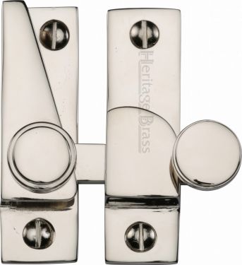 Click Here To Enlarge This Photo Of V1106-PNF Heritage Brass Sash Fastener Polished Nickel Finish