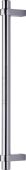 V2485 353-PC Heritage Brass Door Pull Handle Industrial Design 353mm Polished Chrome Finish