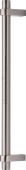 V2485 353-SN Heritage Brass Door Pull Handle Industrial Design 353mm Satin Nickel Finish