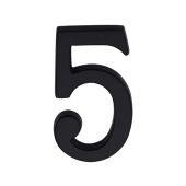 C1564 5-BKMT Heritage Brass Numeral 5 Concealed Fix 76mm &lpar;3"&rpar; Matt Black