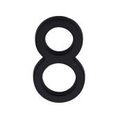 C1564 8-BKMT Heritage Brass Numeral 8 Concealed Fix 76mm &lpar;3"&rpar; Matt Black