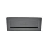 V850 254&period;101-BKMT Heritage Brass Letterplate 10" x 4" Matt Black finish
