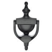 V910 195-BKMT Heritage Brass Urn Knocker 7 1&sol;4" Matt Black finish
