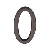 C1564 0-MB Heritage Brass Numeral 0 Concealed Fix 76mm &lpar;3"&rpar; Matt Bronze finish