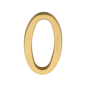 C1564 0-SB Heritage Brass Numeral 0 Concealed Fix 76mm &lpar;3"&rpar; Satin Brass finish