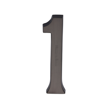 Click Here To Enlarge This Photo Of C1564 1-MB Heritage Brass Numeral 1 Concealed Fix 76mm &lpar;3"&rpar; Matt Bronze finish