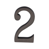 C1564 2-MB Heritage Brass Numeral 2 Concealed Fix 76mm &lpar;3"&rpar; Matt Bronze finish