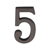 C1564 5-MB Heritage Brass Numeral 5 Concealed Fix 76mm &lpar;3"&rpar; Matt Bronze finish