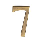 C1564 7-AT Heritage Brass Numeral 7 Concealed Fix 76mm &lpar;3"&rpar; Antique Brass finish