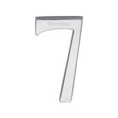 C1564 7-SC Heritage Brass Numeral 7 Concealed Fix 76mm &lpar;3"&rpar; Satin Chrome finish