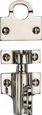 Click Here To Enlarge This Photo Of V1117-PNF Heritage Brass Fanlight Catch Polished Nickel Finish