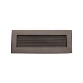 RR852 254&period;101-MB Heritage Brass Reeded Letterplate 10" x 4" Matt Bronze finish