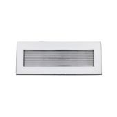 RR852 254&period;101-PC Heritage Brass Reeded Letterplate 10" x 4" Polished Chrome finish
