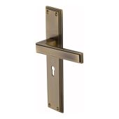 ATL6700-AT Heritage Brass Atlantis Long Lever Lock Antique Brass finish