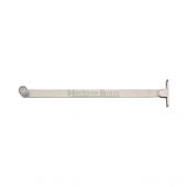 V1119 6-SN Heritage Brass Casement Stay Roller Arm Design 150mm Satin Nickel Finish