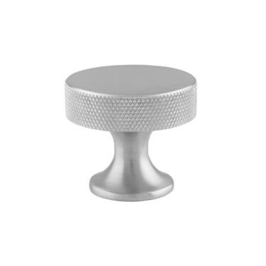 Click Here To Enlarge This Photo Of AW841-38-SC - Alexander & Wilks 38mm Berlin Knurled Cupboard Knob - Satin Chrome
