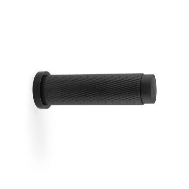 Click Here To Enlarge This Photo Of AW600-75-BL - Alexander & Wilks Brunel Knurled Door Stop - Black