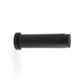AW601-75-BL - Alexander & Wilks Projection Cylinder Doorstop Plain 75x20mm - Black