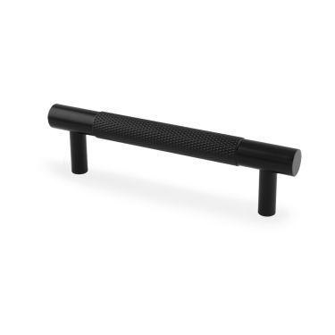 Click Here To Enlarge This Photo Of AW810-96-BL - Alexander & Wilks Brunel Knurled T-Bar Cupboard Handle - Black - Centres 96mm