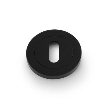 Click Here To Enlarge This Photo Of AW391BL - Alexander & Wilks Concealed Fix Escutcheon Standard Profile - Black