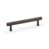 AW809R-128-DBZPVD - Alexander & Wilks Crispin Reeded T-Bar Cabinet Pull 128mm Centres - Dark Bronze