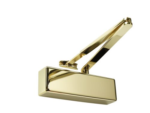 Click Here To Enlarge This Photo Of TS&period;3204BC&period;SLFB&period;PVDPVD - Rutland Size 3-4 Contract Overhead Door Closer with Backcheck - Polished Brass
