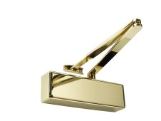 TS&period;3204BC&period;SLFB&period;PVDPVD - Rutland Size 3-4 Contract Overhead Door Closer with Backcheck - Polished Brass
