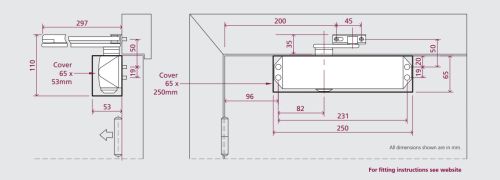 Click Here To Enlarge This Photo Of TS&period;4204DABC&period;SRFB&period;SNPSNP - Rutland Size 2-4 Overhead Door Closer with Backcheck & Delayed Action - Satin Nickel