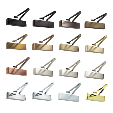 Click Here To Enlarge This Photo Of TS&period;9205BC&period;SRFB&period;PNPPNP - Rutland Size 2-5 Designer Slimline Overhead Door Closer with Backcheck - Polished Nickel