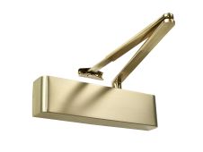 TS&period;9205BC&period;SRFB&period;SBSB - Rutland Size 2-5 Designer Slimline Overhead Door Closer with Backcheck - Satin Brass