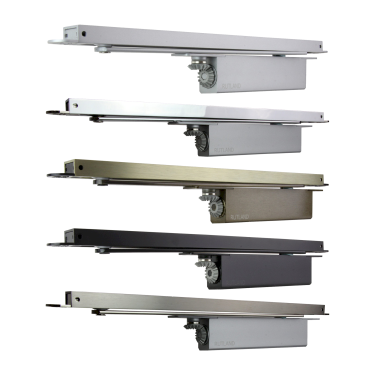 Click Here To Enlarge This Photo Of ITS&period;11204&period;2&period;5&period;AB - Rutland Size 2-4 Concealed Cam Action Door Closer c&sol;w SA Connector Bar - Antique Brass