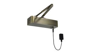 ETS&period;18314&period;AB - Rutland Rutland Responder 24 Size 4 Hold Open&sol;Swing Free Electromagnetic Door closer - Antique Brass