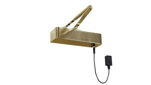 Click Here To Enlarge This Photo Of ETS&period;18314&period;PVD - Rutland Rutland Responder 24 Size 4 Hold Open&sol;Swing Free Electromagnetic Door closer - Polished Brass