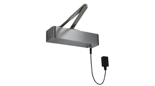 Click Here To Enlarge This Photo Of ETS&period;18314&period;SNP - Rutland Rutland Responder 24 Size 4 Hold Open&sol;Swing Free Electromagnetic Door closer - Satin Nickel
