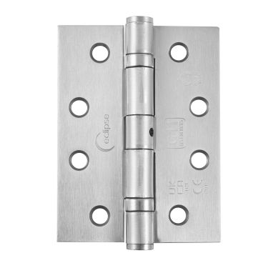 Click Here To Enlarge This Photo Of Eclipse 14935 Grade 11 Satin Chrome &lpar;Mild Steel&rpar; Ball Bearing Hinges 102 x 76 x 2&period;7mm