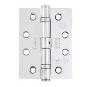 Eclipse PK934 Grade 11 Polished Chrome &lpar;Mild Steel&rpar; Ball Bearing Hinges 102 x 76 x 2&period;7mm &lpar;Pack of 3&rpar;